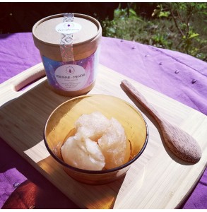 bol de sorbet verveine et romarin